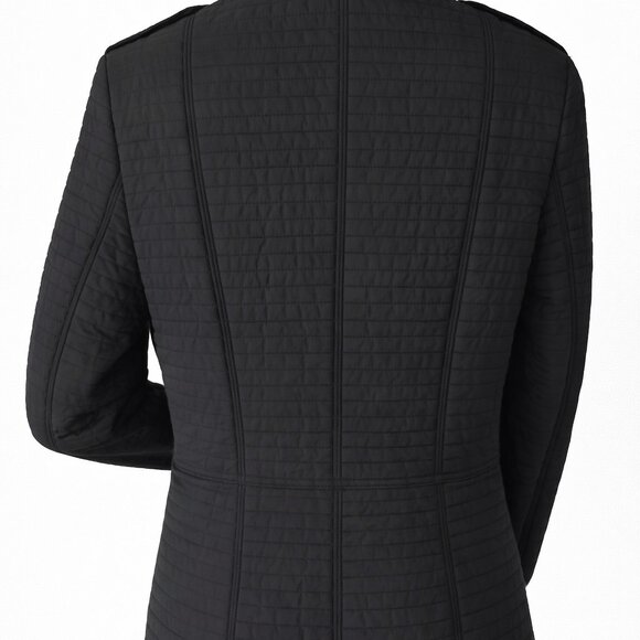 Burberry London Quilted Jacket Black – Lightweight Designer Coat - Picture 4 of 17